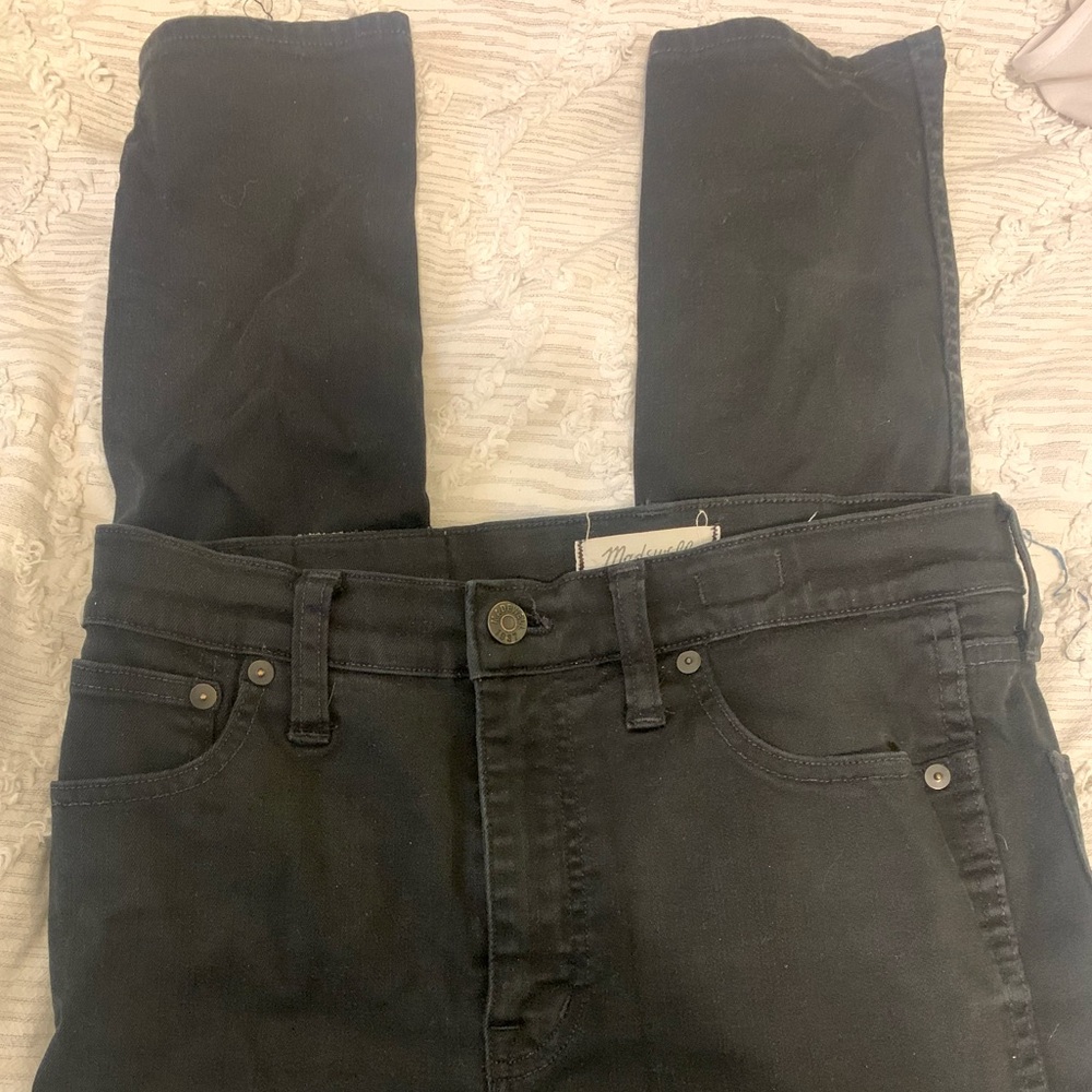 Madewell Black High Rise Skinny Jeans
